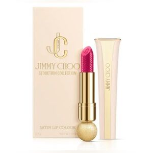 NWT Jimmy Choo Satin Lip Colour in 007 Hot Pink